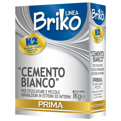 Linea Briko Cemento Bianco Da 1 Kg - 12 Pz