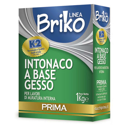 Linea Briko Intonaco Per Interno Da 1 Kg - 12 Pz