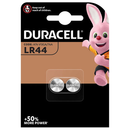 Duracell Batteria A Bottone Lr44 Bl.2Pz - 10 Bl