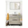 Kit Mobile Bagno Athena 2 Cassetti 80 Rovere Alaska