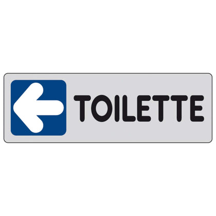 Etichetta Adesiva 150X50 Toilette (Sx) - 10 Pz