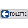 Etichetta Adesiva 150X50 Toilette (Sx) - 10 Pz