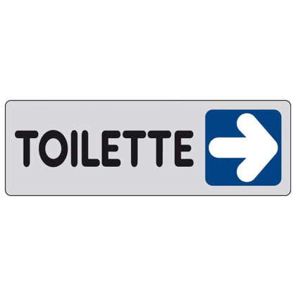 Etichetta Adesiva 150X50 Toilette (Dx) - 10 Pz