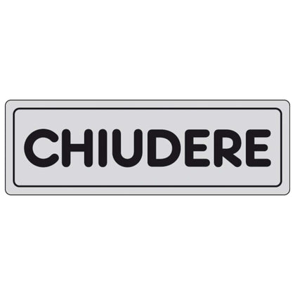 Etichetta Adesiva 150X50 Chiudere - 10 Pz