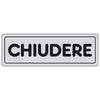 Etichetta Adesiva 150X50 Chiudere - 10 Pz