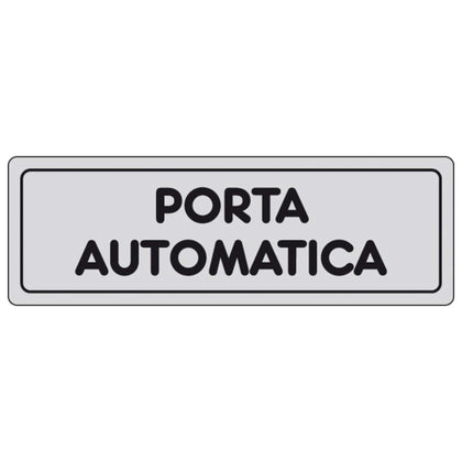 Etichetta Adesiva 150X50 Porta Automatica - 10 Pz