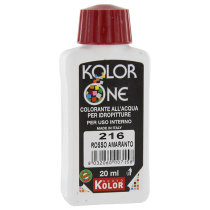 Colorante Kolor One Ml.20 N.216 Rosso Amaran. - 12 Pz