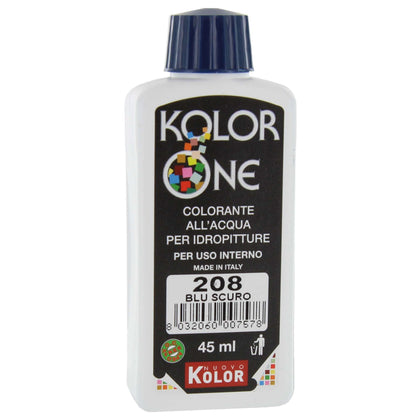 Colorante Kolor One Ml.45 N.208 Blu Scuro - 12 Pz