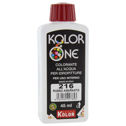 Colorante Kolor One Ml.45 N.216 Rosso Amaran. - 12 Pz