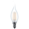 Led Fiamma 4,0W E14 Lumen 470-2700K Fil. Sat. - 10 Pz