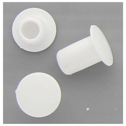 Copriforo Plastica Mm. 6 Bianco - 1000 Pz