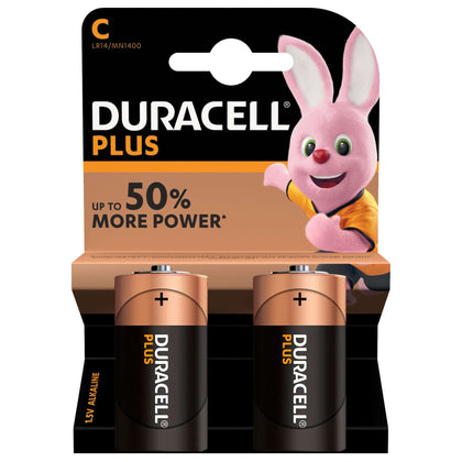 Duracell Pila Alcalina 1/2 Torcia Mn1400 Pz.2 - 10 Bl