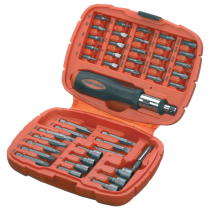 Set Cacciavite Per Avvitare Svitavvita Avvitatore Manuale A Cricchetto 32 Punte - A7039-Xj