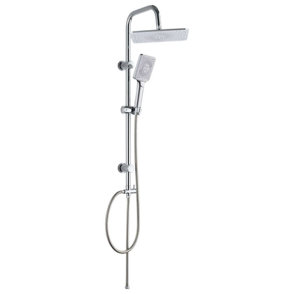 Colonna Doccia Con Soffione E Doccetta Lx-4002 Cromo