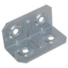 Piastrina Quadra Piegata 40X20X20 Mm Zincata - 100 Pz