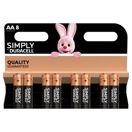 Duracell Simply Alcalina Stilo Bl.8Pz. Mn1500 - 12 Bl