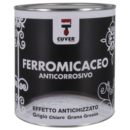 Smalto Cuver 0,750 L Ferromicaceo Grigio Chiaro - 6 Pz