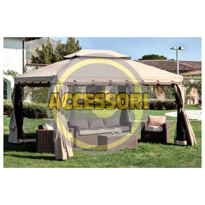 Set 4 Teli Laterali Per Gazebo Adventure 3X4 M