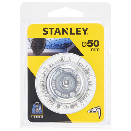 Piranha Stanley Sta36030 (X36030) Spazzola Acciaio A Tazza D.50