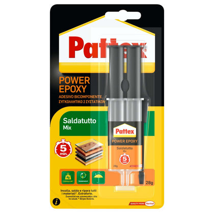 Pattex Saldatutto Mix Siringa 28 G - 6 Pz