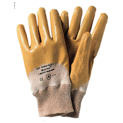 Guanti Nitrile Giallo Con Polso Tg. 9 Rif.72160 - 12 Pa