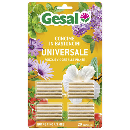 Gesal Concime Bastoncini Universale Pz.20 - 40 Pz