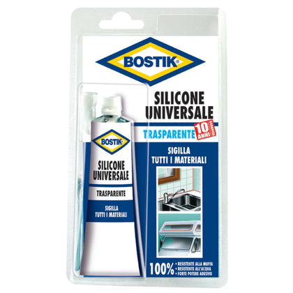 Bostik Silicone 60 Ml Trasparente - 12 Pz