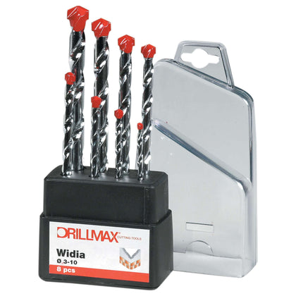 Serie 8 Punte Per Pietrame Drillmax - 10 Cf