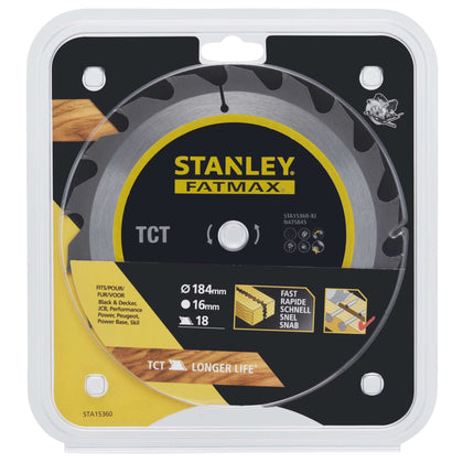 Piranha Stanley Sta15360 (X15360) Lama Circolare Hi-Tech Tct Mm.184