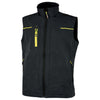 U-Power Gilet Saturn Nero/Giallo Tg. M