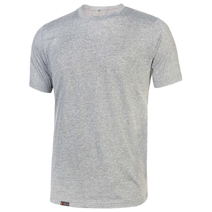 U-Power T-Shirt Linear Grigio Chiaro Tg. Xl