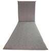 Cuscino Garden Grigio Lettino H.4,5 Cm.190X60 - 2 Pz