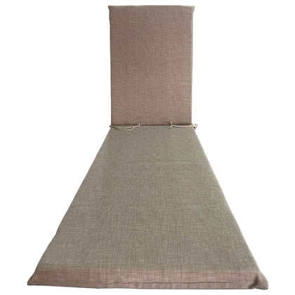 Cuscino Garden Beige Lettino H.4,5 Cm.180X60 - 2 Pz