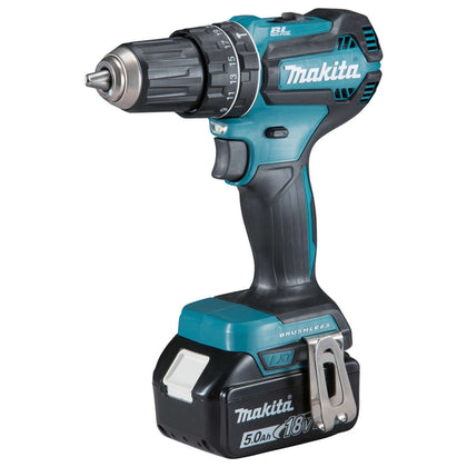 Makita Trapano Brushless 2 B 18Vp-Li5Ah Dhp485Rtj