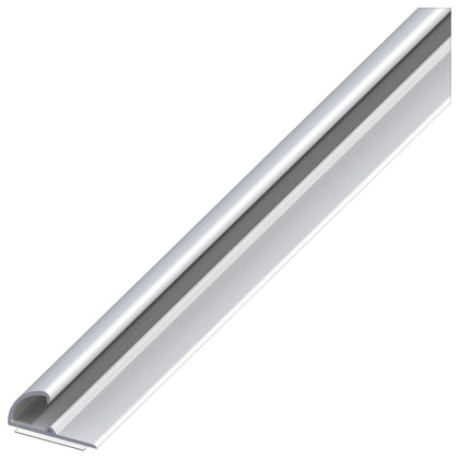 Profilo Per Bordi Mm. 26X13 H 100 Cm All. Argento - 5 Pz