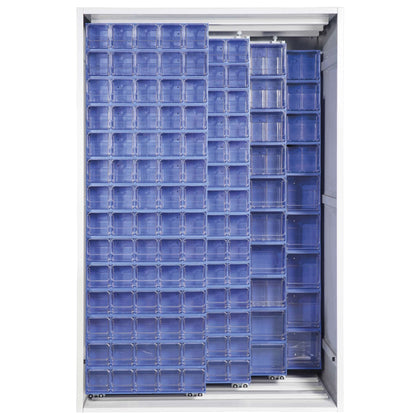 Armadio 3 Pannelli Scorrevoli Cristal Box 224 Cass. Blu