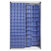 Armadio 2 Pannelli Scorrevoli Cristal Box154 Cass. Blu