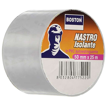 Nastro Isolante Bianco Mm.50 (Mt.25) - 3 Pz