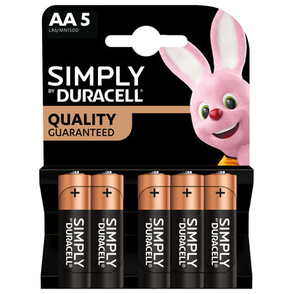 Duracell Simply Alcalina Stilo Bl.5 Pz - 20 Bl