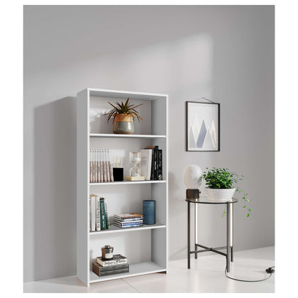 Kit Libreria 3 Ripiani 65X25Xh138 Cm Bianco