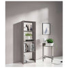 Kit Libreria 3 Ripiani 45X25Xh138 Cm Rovere Grigio