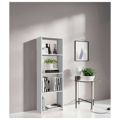 Kit Libreria 3 Ripiani 45X25Xh138 Cm Bianco