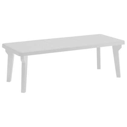 Tavolo Bergen 160/220X90X74H Cm Bianco