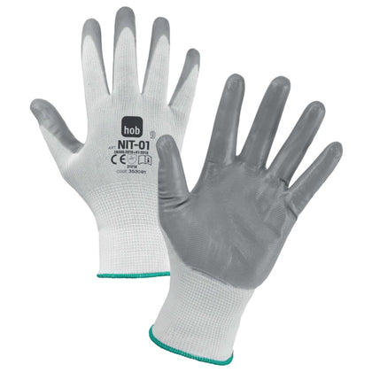 Guanti Hob Poliestere/Nitrile Nbr Nit-01 Tg. 8 - 12 Pa