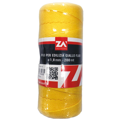 Filo Per Edilizia 1,8 Mm Cf 200 M Giallo