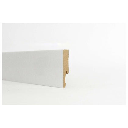 Battiscopa 60X14 Mm Mdf 240 Cm Bianco - 10 Pz