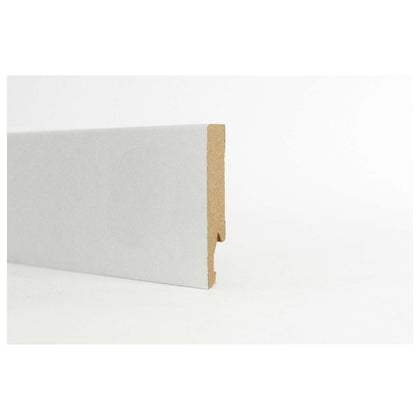 Battiscopa 100X14 Mm Mdf 240 Cm Bianco - 5 Pz