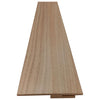 Battiscopa Bussola Singola Mdf Rovere Sbiancato H.2150 Sp.12