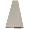 Battiscopa Bussola Singola Mdf Frassino Bianco H.2150 Sp.12