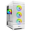 Case Gaming Rebel C50 White Rgb Atx Bianco No Alimentatore